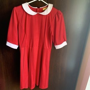 Retro Peter Pan collar dress modcloth